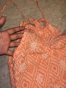 Pastel Halter Neck Kurti (needs Ironing)