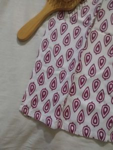 Printed kurte and Bottom Set handmade🎀