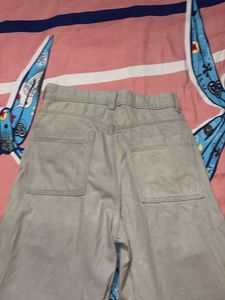 Light Wash Cargo Jeans