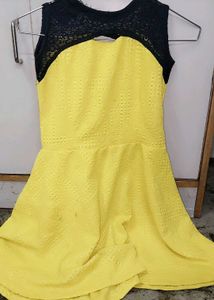 Yellow &amp; Black Dress