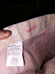 Unisex Lee Light 6 Pocket Capri Pant 18 Medium