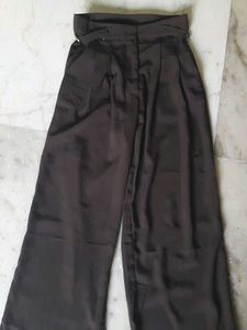 Brown Wide Leg Trousers