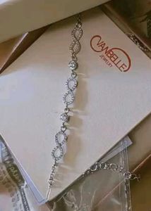 925 Sterling Silver Infinity Bracelet