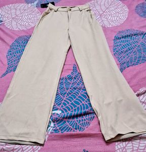 Kotty Beige Regular Trousers