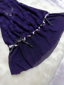 💜Purple Lace Babydoll💜