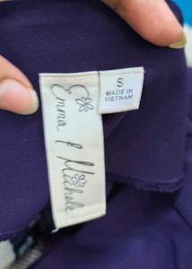 Purple Studded Bodycon Dress