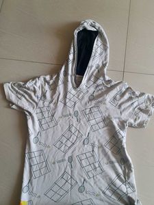 Printed T-Shirt with Hoodie