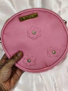 Pink Flower Chain Bag