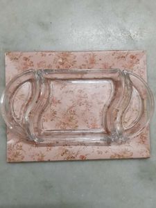Elegant Clear Glass Tray