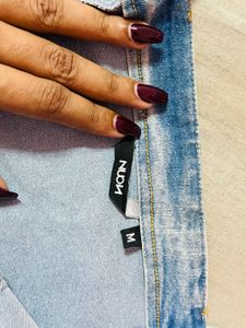 Mini denim dress from Westside