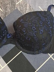 combo Of Four laces imported fabric bra n panty