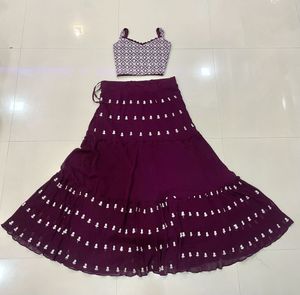 Purple Lehenga Choli