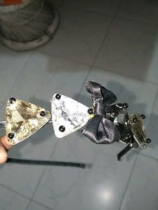 Crystal &amp; Bow Hair Tie