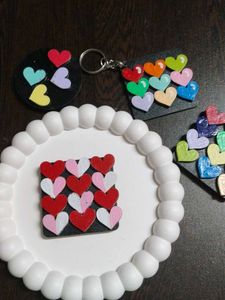 Heart Decor - Keychain &amp; fridge magnet