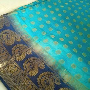 new saari with blouse