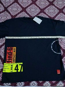 Price Drop New Navy Blue Tshirt Shoulder Loose F