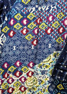 Patchwork Print Dress
