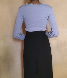 Lavender Ribbed Top