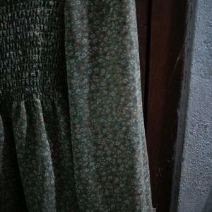 Floral Smocked Blouse