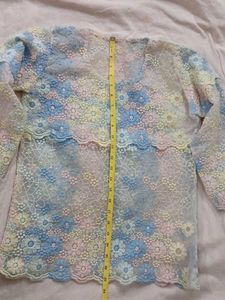 Floral Lace Blouse Top