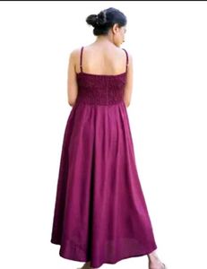 Fancy Wine A Line Dress