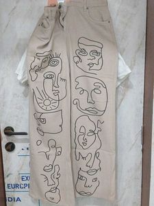 Abstract Art Jeans
