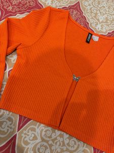 New H&amp;M Butterfly Top