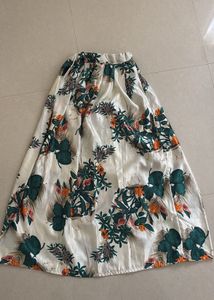 Floral Print Ethnic Skirt