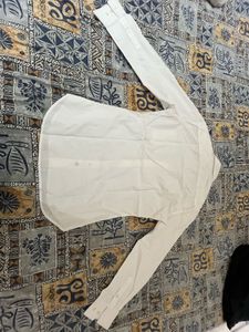 Men's White Long Sleeve Shirt