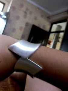 Silver Tone Cuff Bracelet