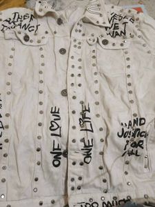 Unique Graphic Denim Jacket