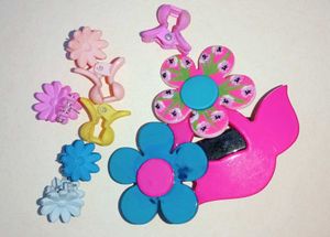 Floral Hair Clip And Claws