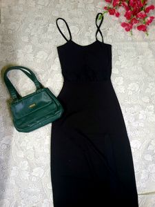 🥀bodycon Black Dress. Free Mug