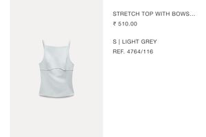 Cutoff Zara Top