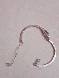 Elegant Blue Stone Bracelet And Butterfly earings