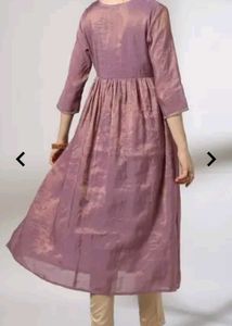 Xxl New Unused Shiny Avaasa Elegant Purple Kurta