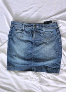 Vintage Denim Mini Skirt