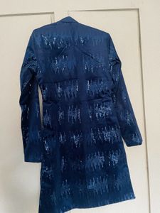 Slim fit Velvet Sequin Indo Western