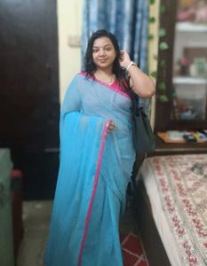 Blue &amp; Pink Sari