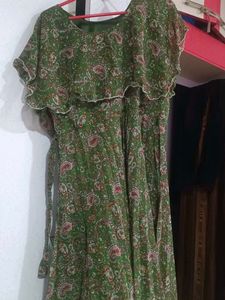 Green Floral Dress