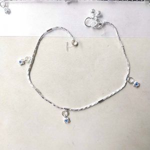 Pure Silver Anklets पायल For Women&amp; Girls. 1 जोड़ि