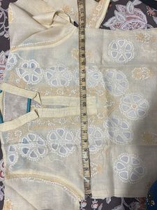 Cut Work Chikankari Kurta