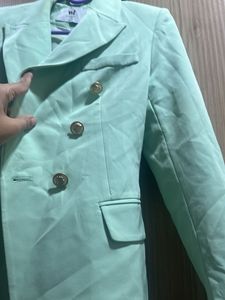 Mint Green Blazer