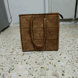 Brown Tote Bag Sofa Cloth
