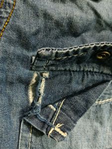 Kids Denim Shirt &amp; Jeans Set. little damage