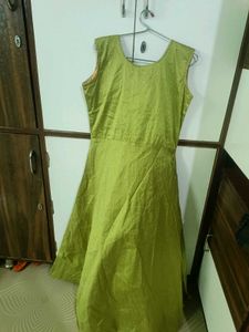 Green Embroidered Kurta anarkali styl
