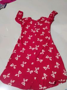 Red Daily Wear Kurta
