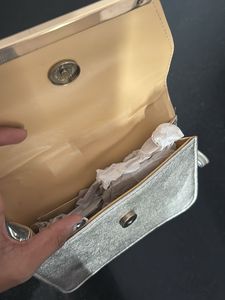 Elegant Silver Crossbody Bag