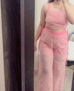 Pink Lace Jumpsuit💗