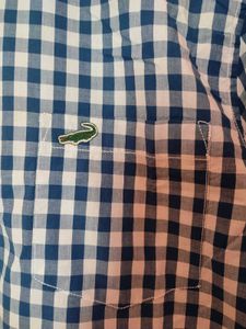 Crocodile Blue Checkered Shirt